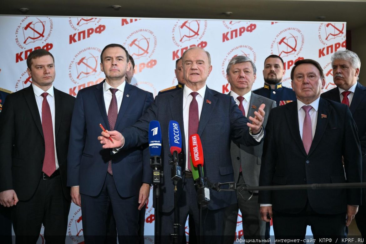 Пресс-подход в перерыве III (апрельского) совместного Пленума ЦК и ЦКРК КПРФ