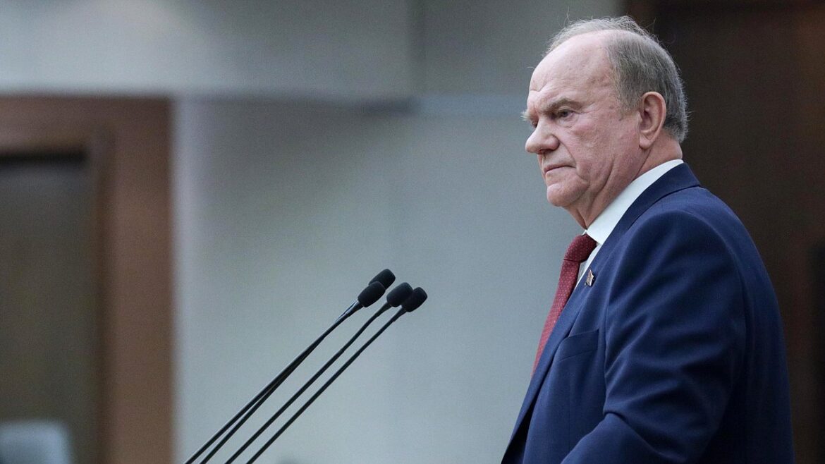 Доклад Г. А. Зюганова на открытом партсобрании между регионами